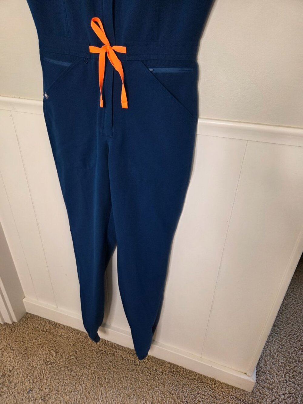 FIGS Blue Rafaela Cargo ScrubJumpsuit™ - Picture 3 of 7